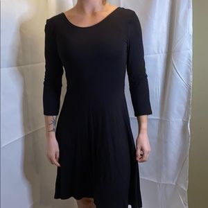 Black skater dress